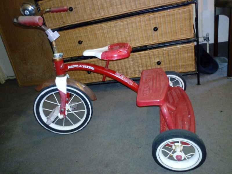 vintage radio flyer tricycle